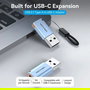 Vention CUAH0 Adaptador USB 3.1 Tipo-A Macho a USB-C Hembra Carga + Transferencia de Datos Azul