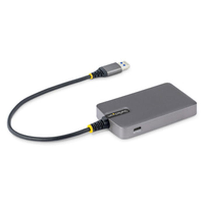 Hub USB Startech 5G4AC-USB-A-HUB Gris