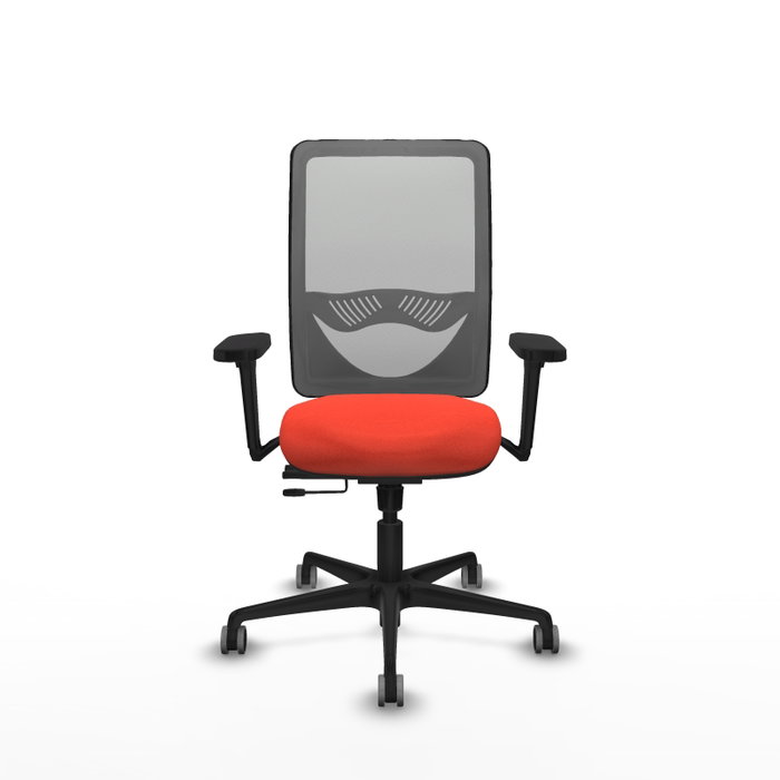 PIQUERAS Y CRESPO Silla de oficina Zulema con mecanismo Sincro/Traslack, Naranja oscuro y Gris PIQUERAS Y CRESPO Silla de oficina Zulema con mecanismo Sincro/Traslack, Naranja oscuro y Gris