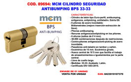 MCM Cilindro de Seguridad Antibumping BPS 33-33