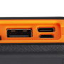 Be Mix Batería Solar 4 en 1, Power Bank 10000 mAh con Carga Solar, 3 Entradas, 4 Salidas (USB-A, USB-C, Micro-USB, Lightning) y Linterna LED