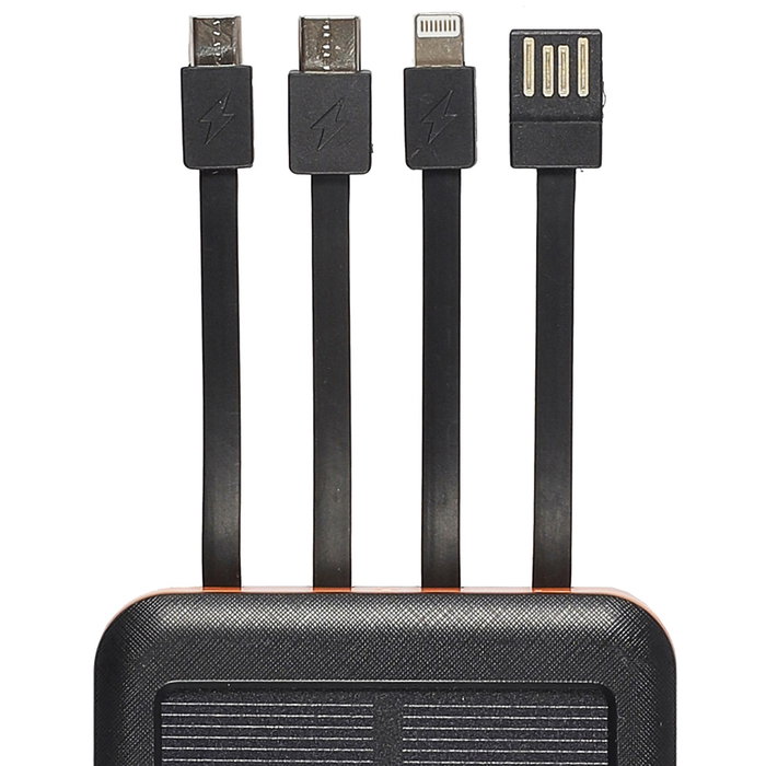Be Mix Batería Solar 4 en 1, Power Bank 10000 mAh con Carga Solar, 3 Entradas, 4 Salidas (USB-A, USB-C, Micro-USB, Lightning) y Linterna LED Be Mix Batería Solar 4 en 1, Power Bank 10000 mAh con Carga Solar, 3 Entradas, 4 Salidas (USB-A, USB-C, Micro-USB, Lightning) y Linterna LED