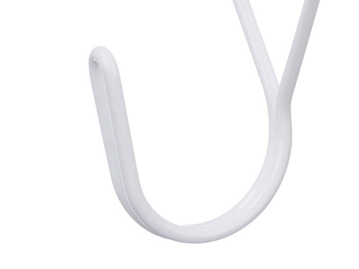 Giftdecor Set 3 Perchas Triángulo Blanco 6 x 8 x 4 cm Metal (Set de 6)