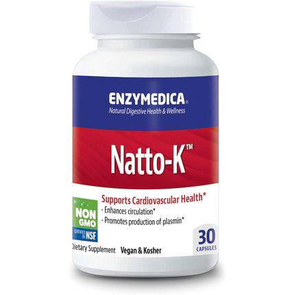 ENZYMEDICA Natto-K 30 cápsulas vegetales