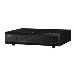 i-PRO WJ-NU301 Grabador de Red NVR, 16 Canales con Switch PoE+, 3840 x 2160 Píxeles, 40 TB Máx., 2 HDDs SATA, RAID 1, 16 Puertos 100Mbps, 1 Puerto 1000Mbps