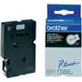 Brother Cinta Laminada TC-291 9mm x 7,7m Negro sobre Blanco