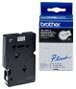 Brother Cinta Laminada TC-291 9mm x 7,7m Negro sobre Blanco