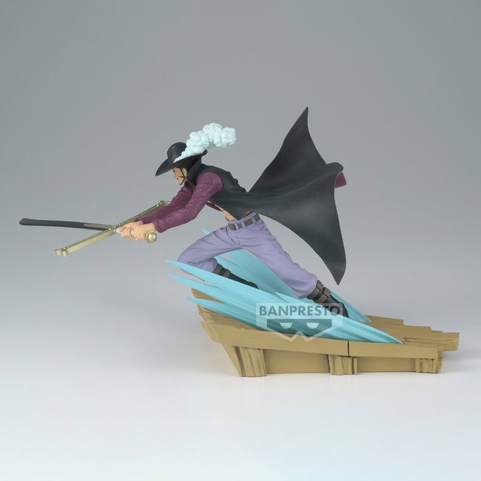 BANPRESTO Figura Dracule Mihawk Senkozekkei One Piece 12cm +15 años BANPRESTO Figura Dracule Mihawk Senkozekkei One Piece 12cm +15 años