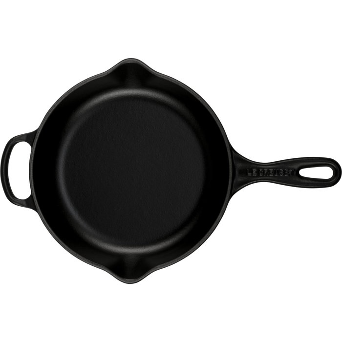 Le Creuset Sartén para asar y servir de hierro fundido, 23 cm, Negro Le Creuset Sartén para asar y servir de hierro fundido, 23 cm, Negro