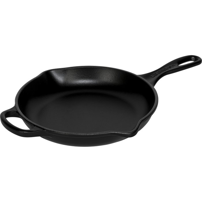 Le Creuset Sartén para asar y servir de hierro fundido, 23 cm, Negro Le Creuset Sartén para asar y servir de hierro fundido, 23 cm, Negro