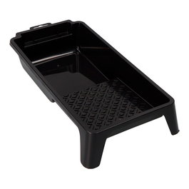 Koma Tools Bandeja para Pintura de Plástico Negra para Rodillo 14 x 30 cm