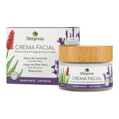 DEHESIA Crema Facial Hidratante Antiedad Bio 50Ml, Textura Ligera, Reafirma, Suaviza y Aporta Luminosidad 24H DEHESIA Crema Facial Hidratante Antiedad Bio 50Ml, Textura Ligera, Reafirma, Suaviza y Aporta Luminosidad 24H