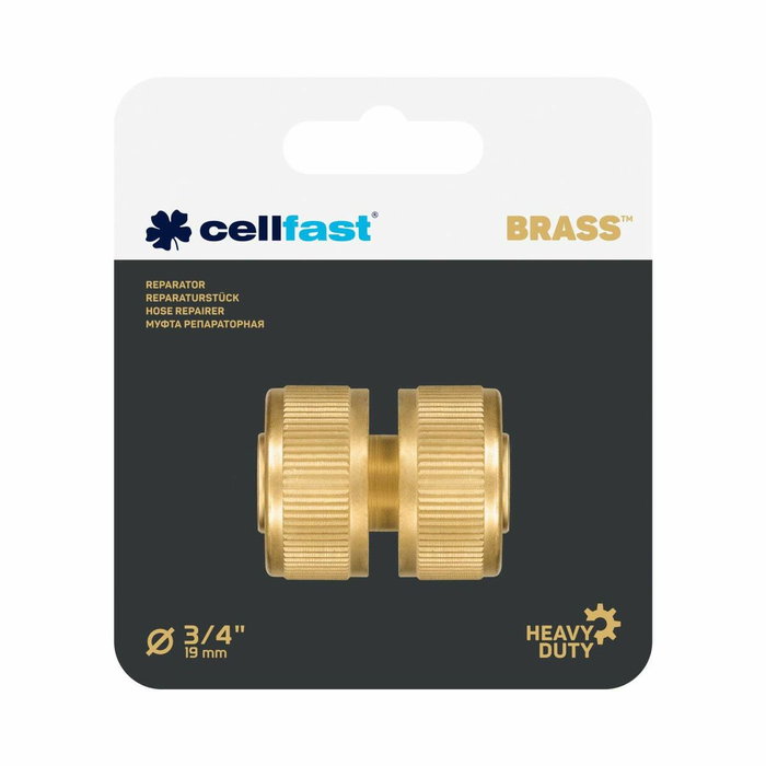 Cellfast Reparador de manguera de latón ¾ pulg, 6 bar Cellfast Reparador de manguera de latón ¾ pulg, 6 bar