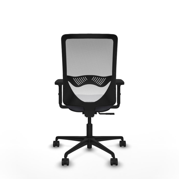 PIQUERAS Y CRESPO Silla de oficina Zulema con mecanismo Sincro, Gris oscuro y Blanco PIQUERAS Y CRESPO Silla de oficina Zulema con mecanismo Sincro, Gris oscuro y Blanco