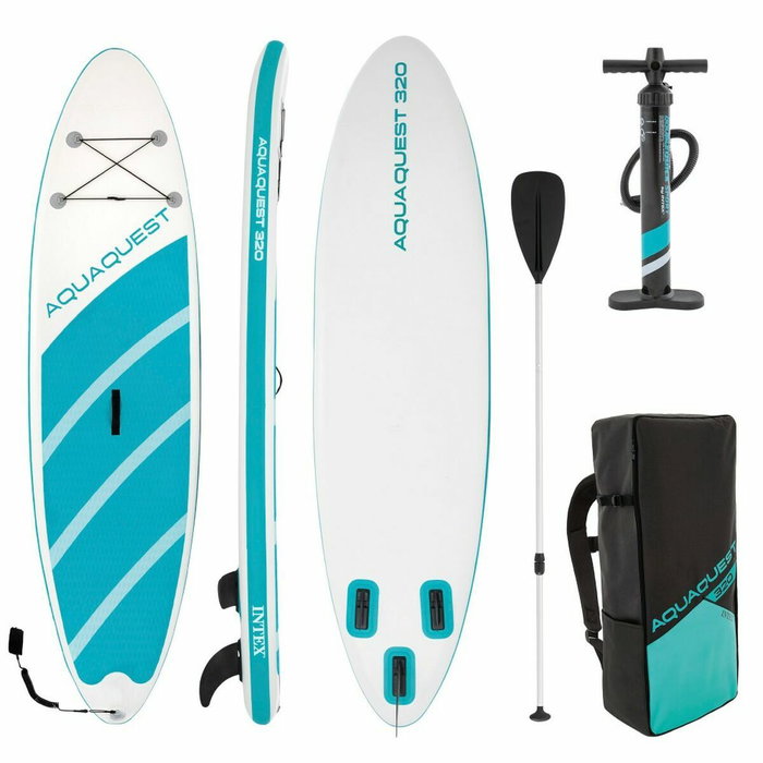 Intex Tabla Paddle Surf Aqua Quest 320 Sup 320X81Cm C/Acc