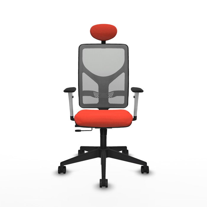 PIQUERAS Y CRESPO Silla de oficina Motilla Naranja y Gris PIQUERAS Y CRESPO Silla de oficina Motilla Naranja y Gris