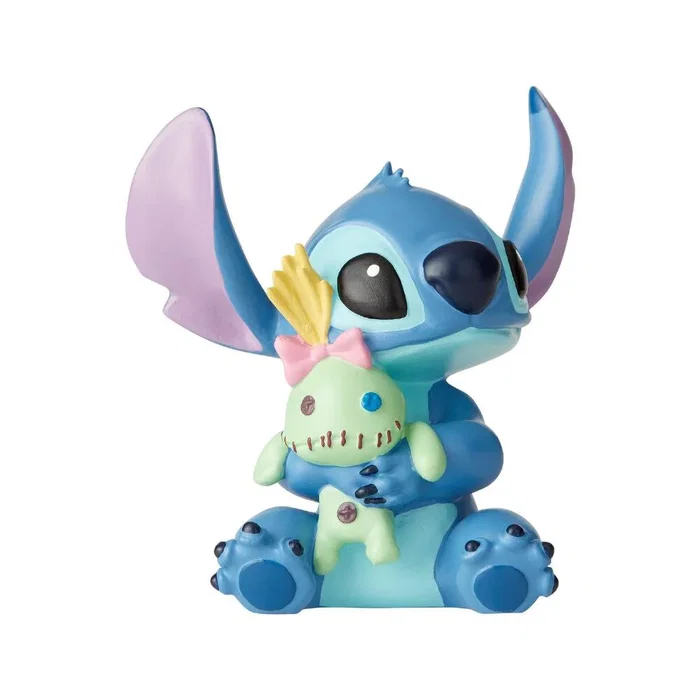 Enesco Figuras Disney Lilo & Stitch - Figura de Stitch con Muñeca de Resina Decorativa 6002187