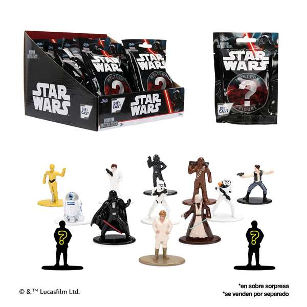 Smoby Figura Sobre sorpresa Sobre Star Wars 4 cm - Modelos surtidos Smoby Figura Sobre sorpresa Sobre Star Wars 4 cm - Modelos surtidos