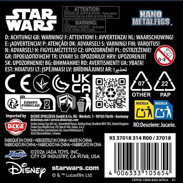 Smoby Figura Sobre sorpresa Sobre Star Wars 4 cm - Modelos surtidos Smoby Figura Sobre sorpresa Sobre Star Wars 4 cm - Modelos surtidos