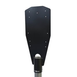 Next Green Soporte Cargador Poleplate 225 Z para Tubo 60mm, Compatible Zaptec PRO/GO, Garo Entity PRO, Acero Sueco