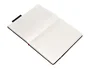 Antartik Cuaderno A4 Negro y Rojo Tapa Dura con Gomilla, 100 Hojas Rayadas 80gr FSC