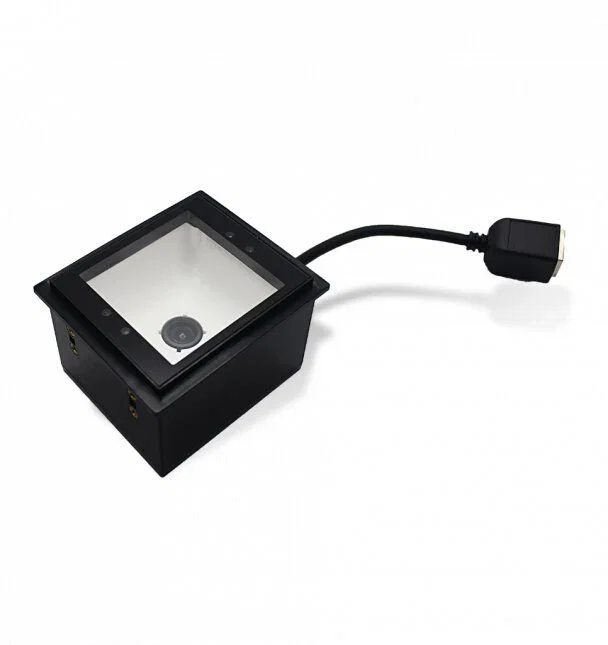 Newland FM3080 Hind Lector de Códigos de Barras Fijo 1D/2D CMOS Negro - Escanea Códigos QR, PDF417, EAN, Code 128 - Interfaz RS-232