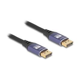 DeLOCK Cable DisplayPort 8K 60 Hz 5 m Lila Metalizado