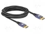 DeLOCK Cable DisplayPort 8K 60 Hz 5 m Lila Metalizado