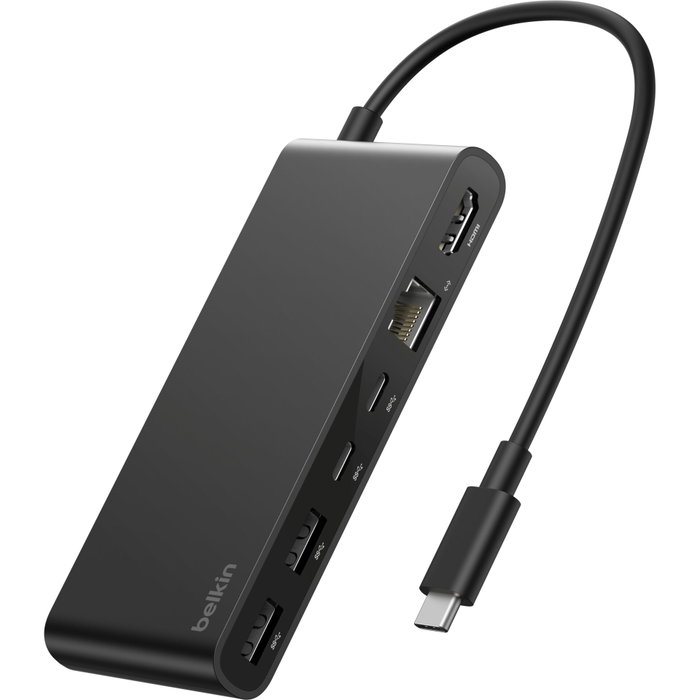 Belkin CONNECT Hub USB-C 8-en-1 INC024hqBK Negro Belkin CONNECT Hub USB-C 8-en-1 INC024hqBK Negro