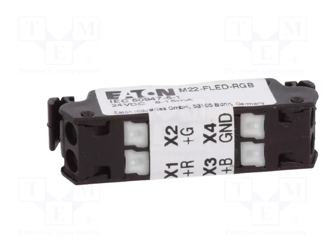 Eaton M22-FLED-RGB Elemento LED Frontal Plano Rojo/Verde/Azul 180800