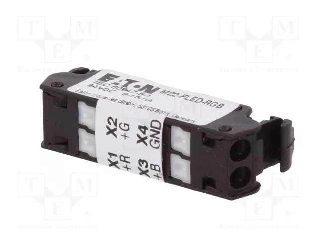 Eaton M22-FLED-RGB Elemento LED Frontal Plano Rojo/Verde/Azul 180800