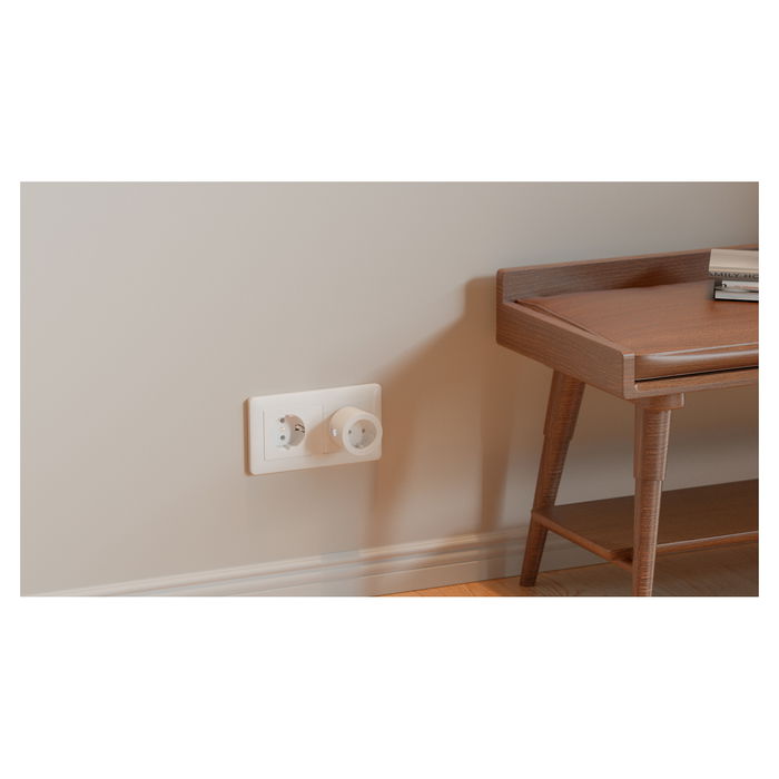 Imou IOT-CE2P-16A-MAT-EU Smart Plug Inalámbrico para Hogar y Oficina, 16A, Control por App, Blanco