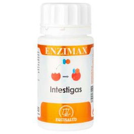 EQUISALUD Intestigas 30 Cápsulas - Complemento Digestivo con Jengibre, Hinojo y Alfa-galactosidasa para Gases
