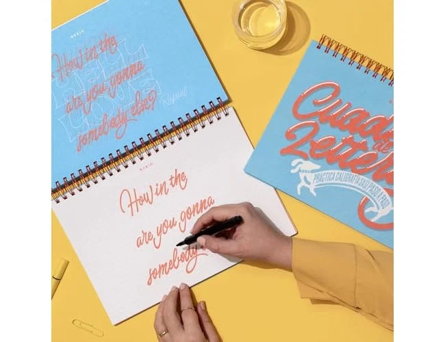 RUBIO Cuaderno Lettering y Caligrafía Sasi Horizontal Espiral