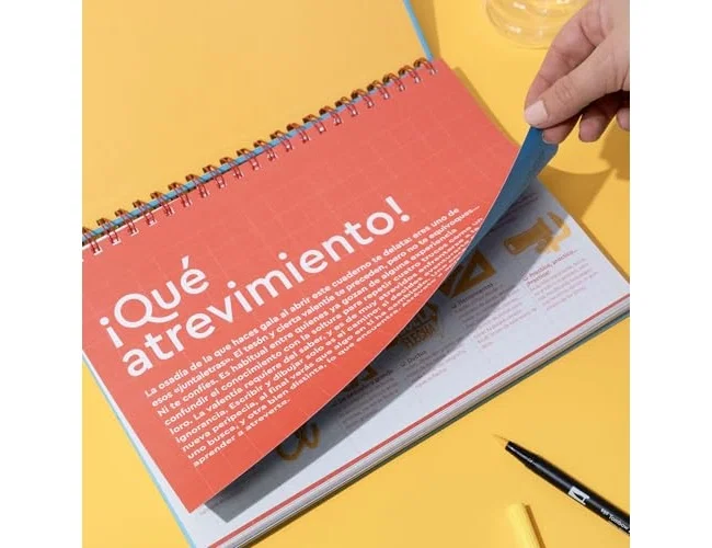 RUBIO Cuaderno Lettering y Caligrafía Sasi Horizontal Espiral