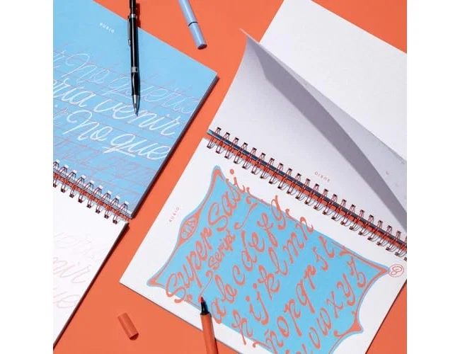 RUBIO Cuaderno Lettering y Caligrafía Sasi Horizontal Espiral