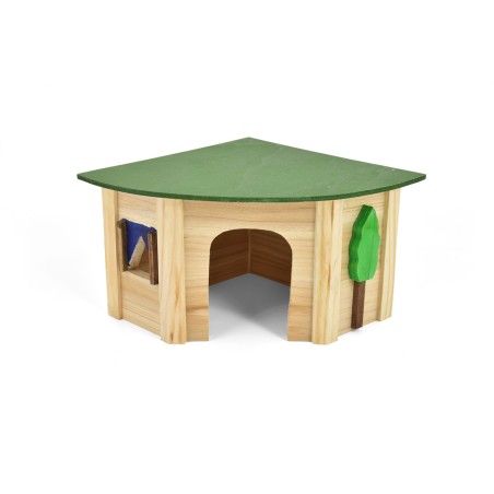 Nayeco Caseta Village Corner para Roedores 19x15x11 cm
