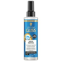 Schwarzkopf Gliss Aqua Revive Acondicionador en Spray Reparador, 200 ml