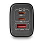 NGS Cargador de Pared GaN ERA 65W con 2 USB-C y 1 USB-A Negro