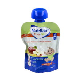 Nutriben Fruta And Go !Manzana-Platano 90Gr.