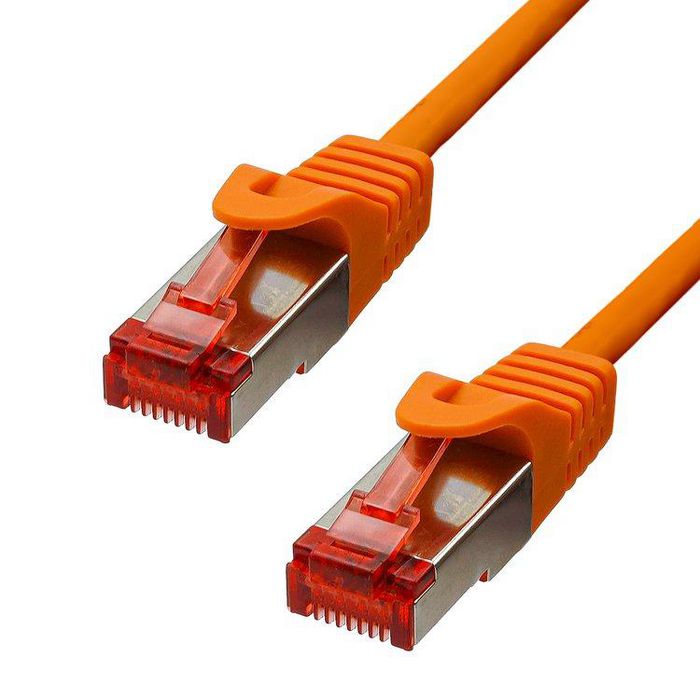 ProXtend Cable Ethernet CAT6 F/UTP CU LSZH Naranja 15m con Conector Chapado en Oro 50u ProXtend Cable Ethernet CAT6 F/UTP CU LSZH Naranja 15m con Conector Chapado en Oro 50u