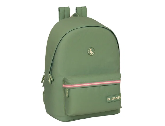 Safta Mochila Doble Para Portátil 15,6'' + USB El Ganso Basics Verde