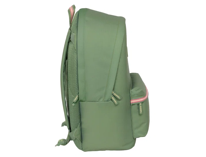 Safta Mochila Doble Para Portátil 15,6'' + USB El Ganso Basics Verde