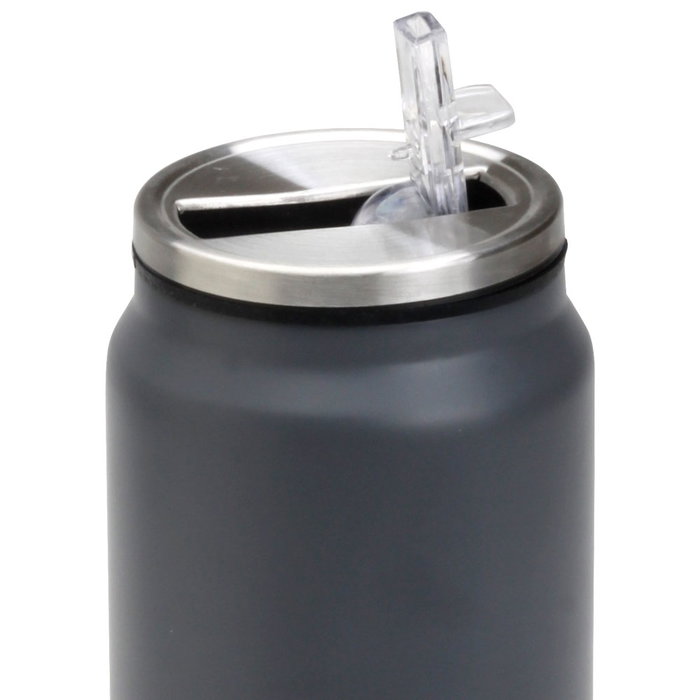 Take Away Mug-Lata 300 Ml Con Pajita Para Llevar Con Doble Pared Y Acabado Mate Take Away Mug-Lata 300 Ml Con Pajita Para Llevar Con Doble Pared Y Acabado Mate