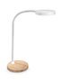 Cep Lámpara de escritorio LED blanco y madera con brillo regulable