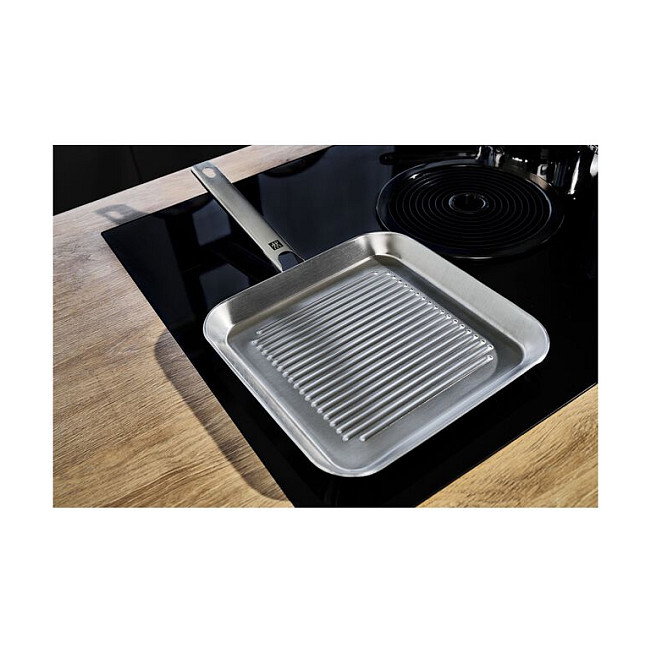 Zwilling 40996-024-0 Plus Grillpfanne, 24 x 24 cm, Plata Zwilling 40996-024-0 Plus Grillpfanne, 24 x 24 cm, Plata