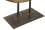 DKD Home Decor Escultura de Madera y Hierro Rueda Vieja 70x22x82 cm