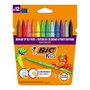 Bic Rotuladores Kid Couleur Blister 12 uds Lavables Colores Vivos para Niños