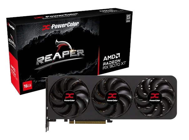 PowerColor Reaper Radeon RX 9070 XT 16GB GDDR6 PowerColor Reaper Radeon RX 9070 XT 16GB GDDR6