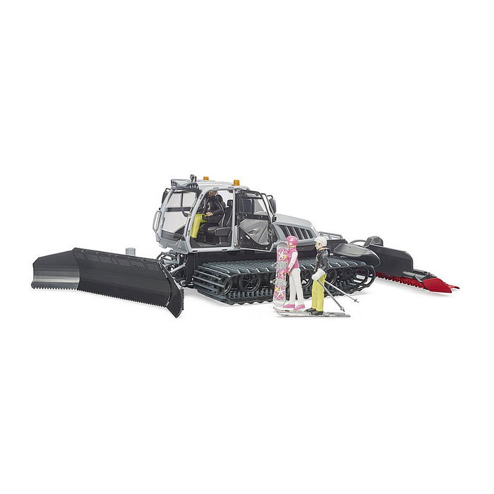 Bruder 02545 Excavadora a Escala 1:16 Leitwolf para Ninos de 4 Anos, Modelo en Plastico Negro y Gris, Ancho 545 mm, Profundidad 370 mm, Longitud 185 mm